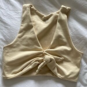 Lovely light yellow great quality work out top